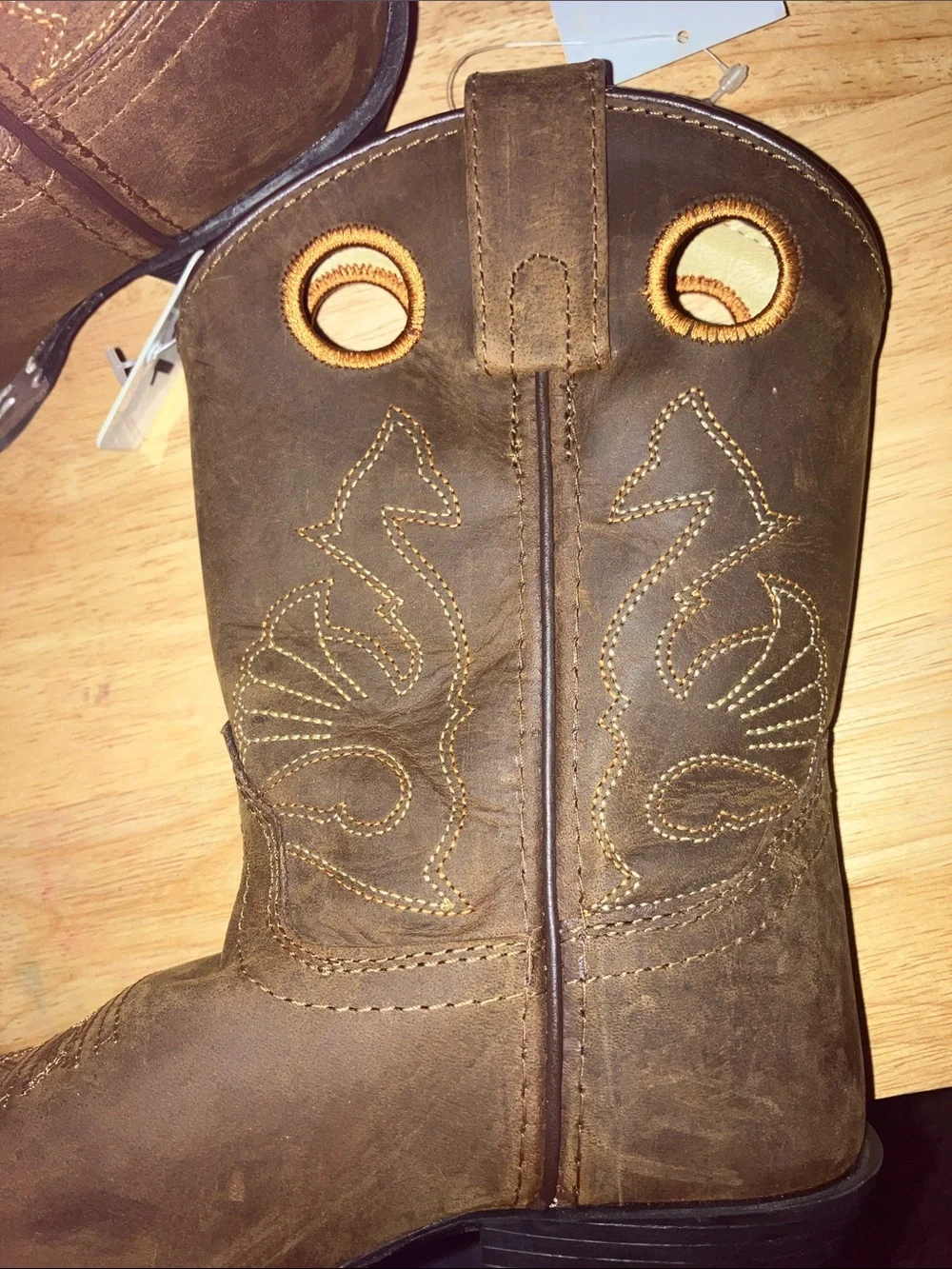 NWY-Unisex MASTERSON Boot Company Cowboy Boots Kids Size:13
